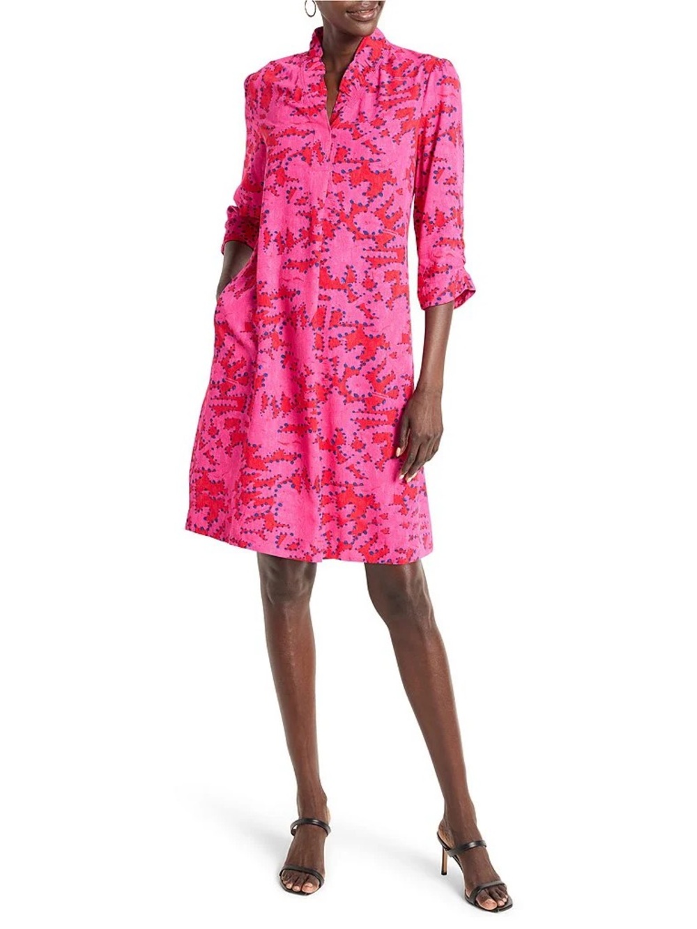 NIC+ZOE Pink Multi Printed Tunic Dress NWT | Size XL